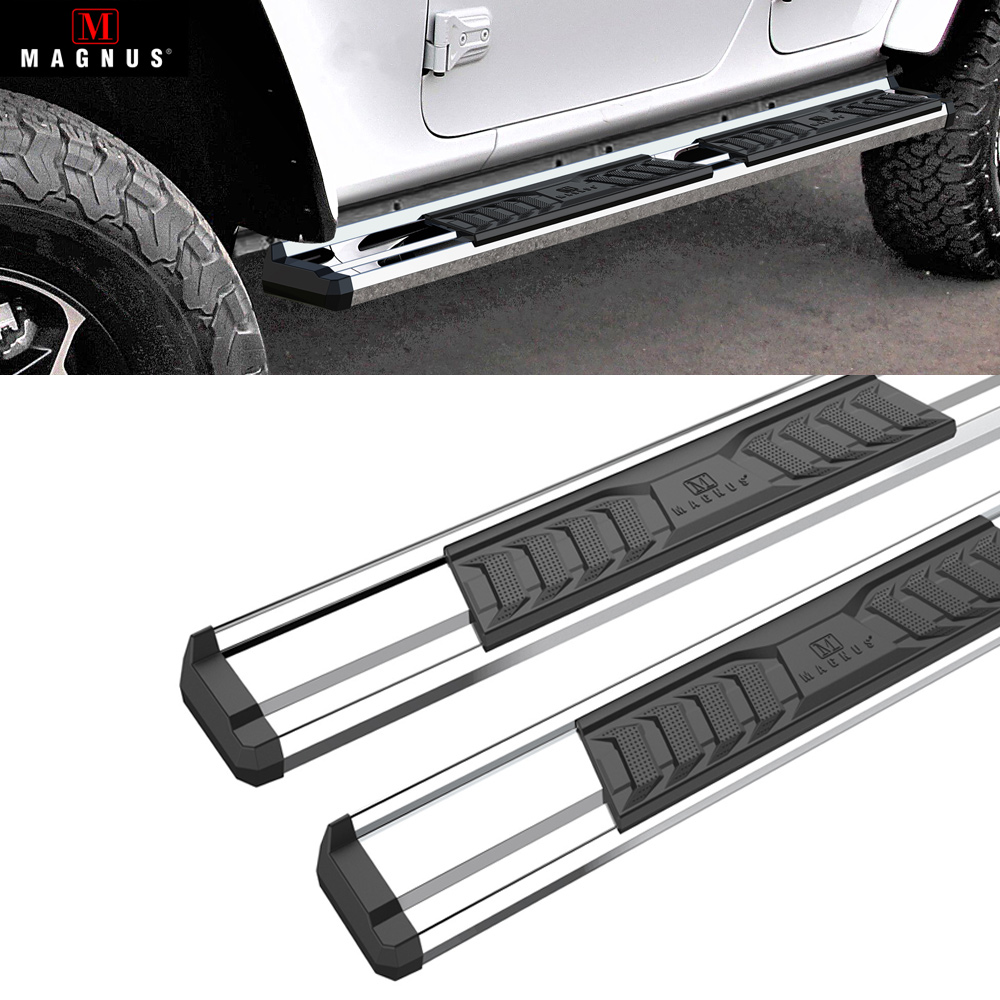 Chrome Running Boards For 18-23 Jeep Wrangler JL 4Dr | eBay