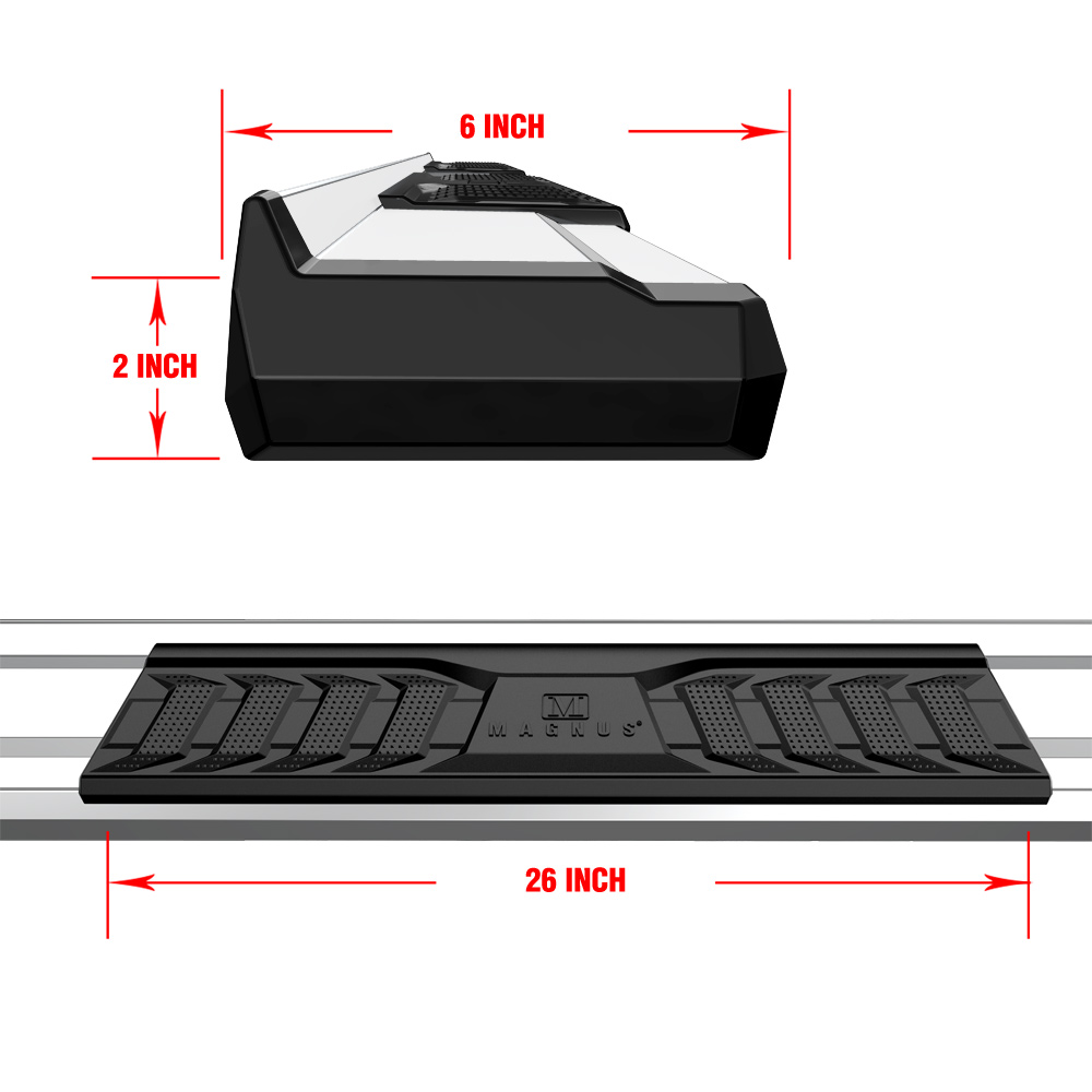 APS Chrome Running Boards For 22-24 Jeep Grand Cherokee Grand Cherokee L - Picture 3 of 6
